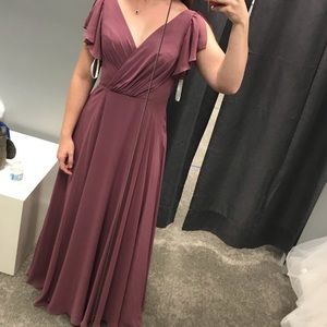 David’s Bridal Bridesmaid Dress in Chianti